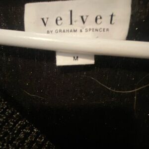 Velvet by Graham & Spencer Elegant Black Blouse